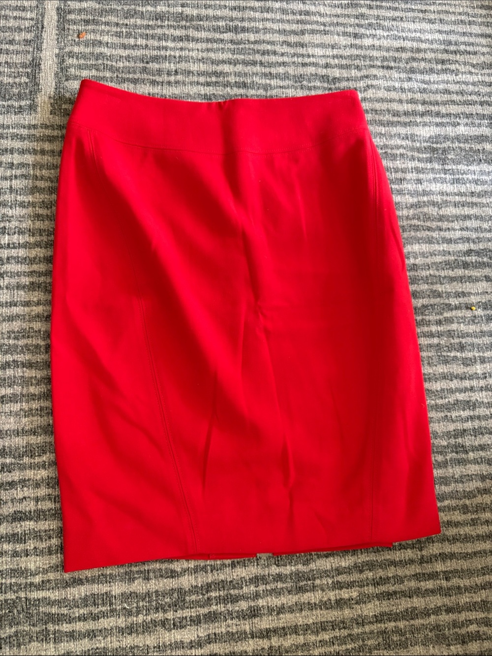 LOFT Vibrant Red Pencil Skirt